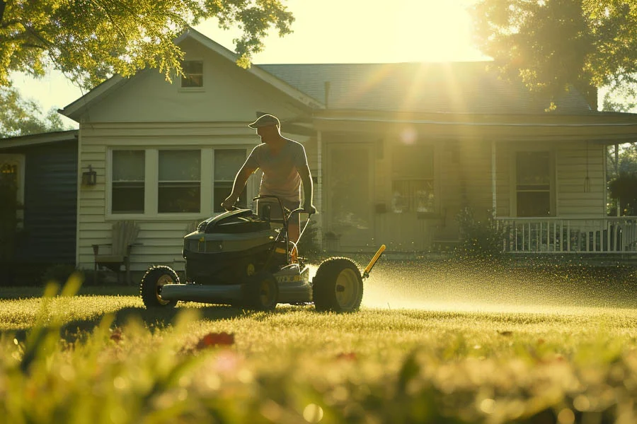 top self propelled lawn mower